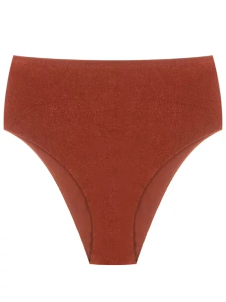 Bikini Lenny Niemeyer z wysoką talią brązowy