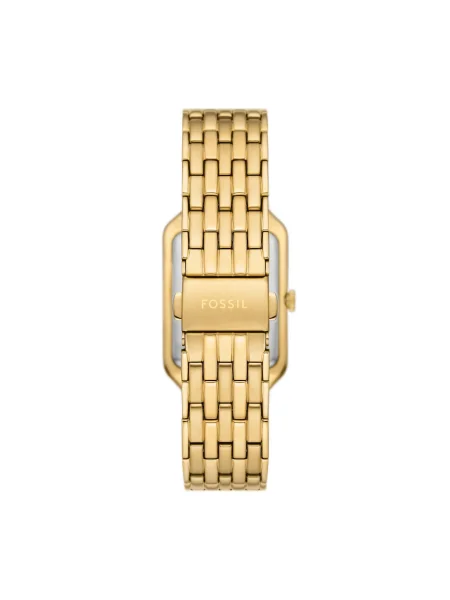FOSSIL Analógové hodinky RAQUEL / sivá / tmavozelená zlatá