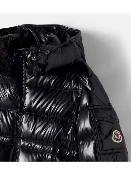 Pūkinė striukė Moncler Enfant juoda