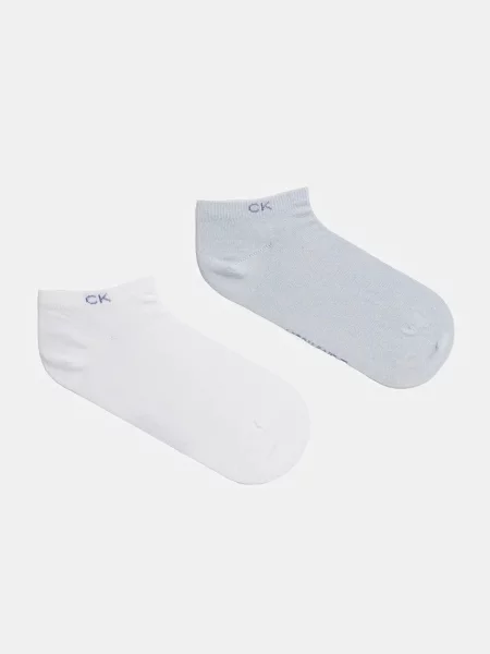 Чорапи Calvin Klein синьо