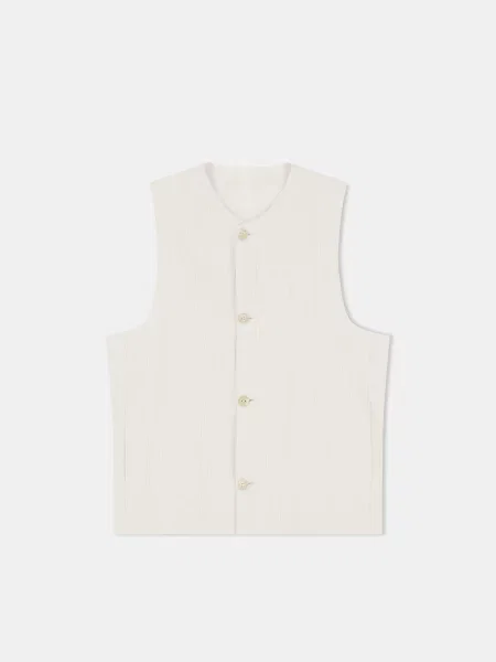 Класичний жилет Emporio Armani молочний