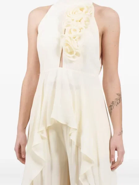 Bluzka Babylone Paris z falbankami różowa