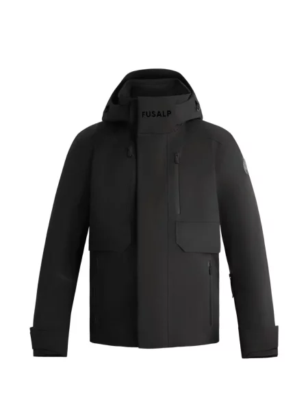 Geacă de schi Fusalp cu glugă negru
