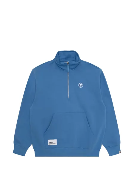 Pulover Aape By A Bathing Ape cu autograf albastru