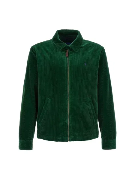 Kurtka Polo Ralph Lauren sztruksowa zielona