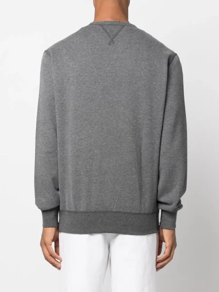 Флийс суичър с качулка Polo Ralph Lauren сиво