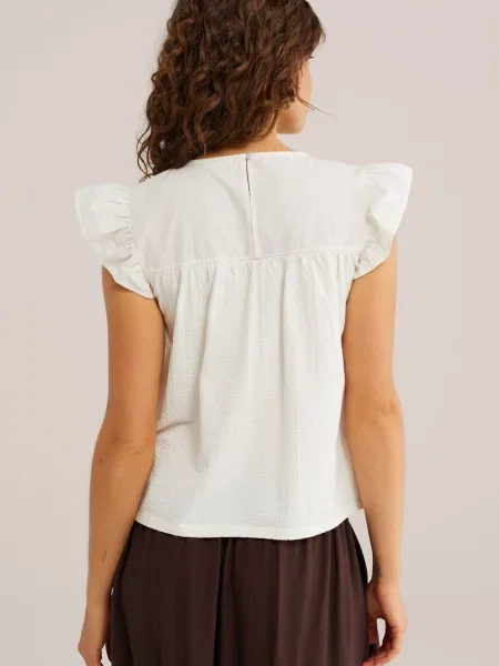 WE Fashion Bluză fildeş