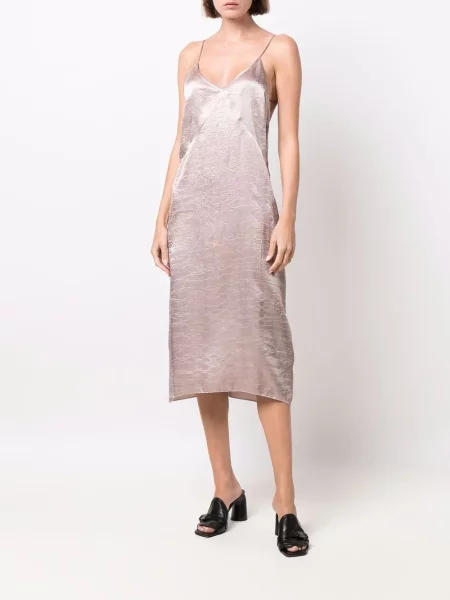 Satynowa sukienka Dsquared2 garniturowa