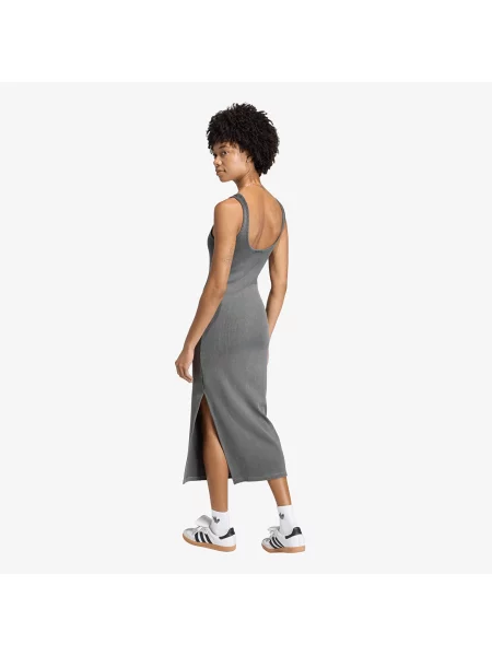Φόρεμα adidas Ess Rib Dress Grey M γκρι