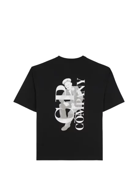 Tricou C.p. Company cu imagine negru