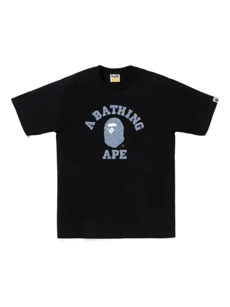 Tricou A Bathing Ape® cu imagine negru