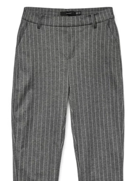 Chino kalhoty Vero Moda šedé
