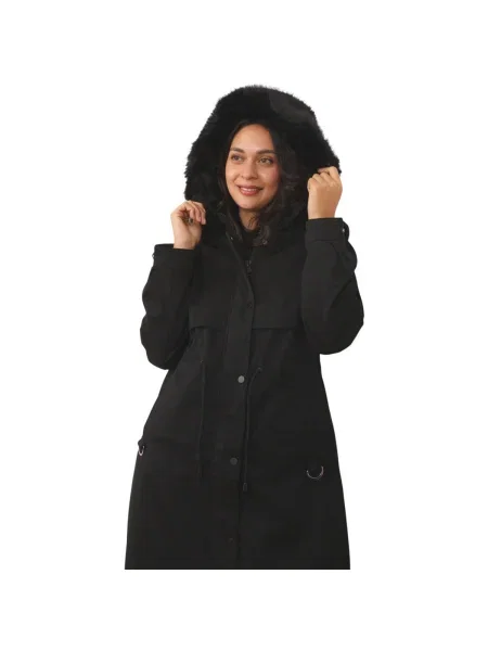 Palton La Modeuse negru