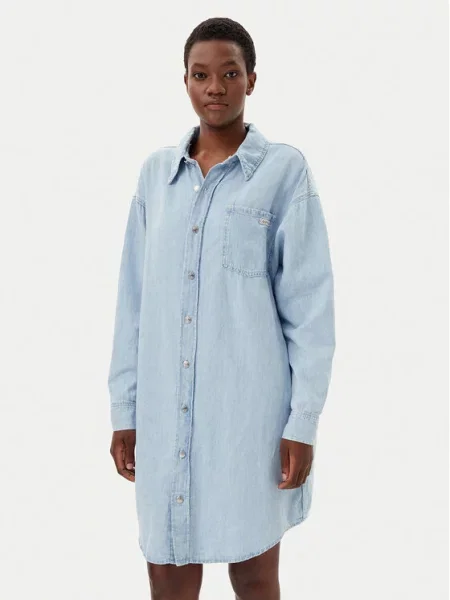 Calvin Klein Jeans Sukienka jeansowa niebieski