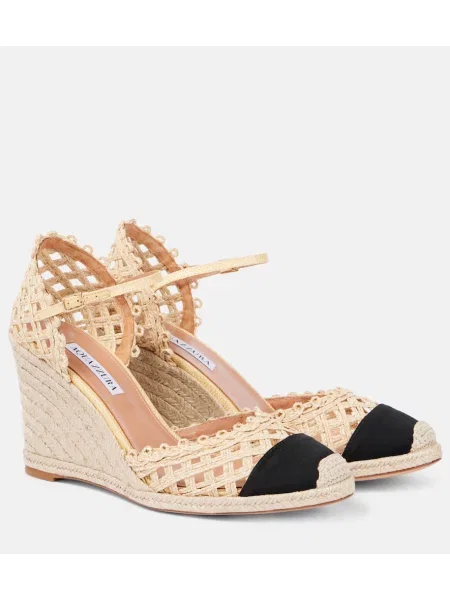 Espadrile Aquazzura bež