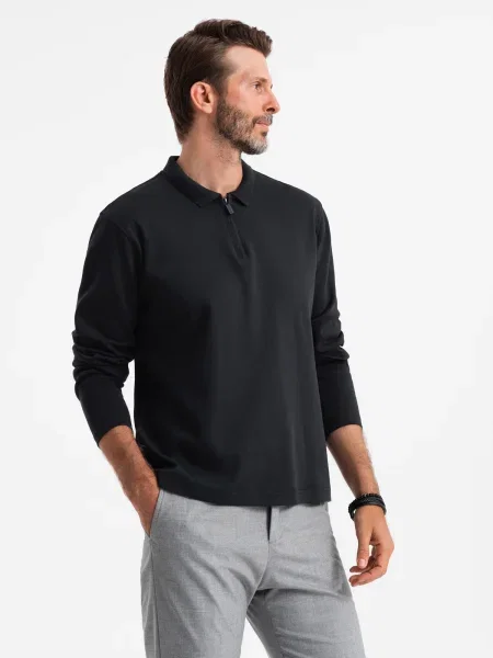 Polo Ombre negru