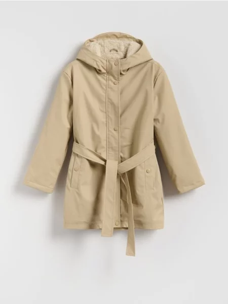 Reserved Palton vătuit bej