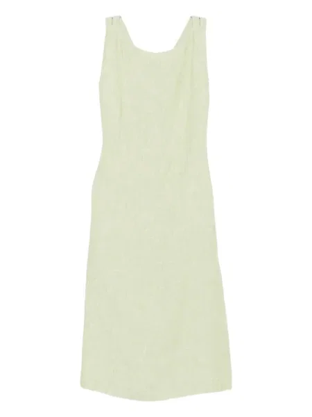 Rochie midi Occleus până la genunchi de costum verde