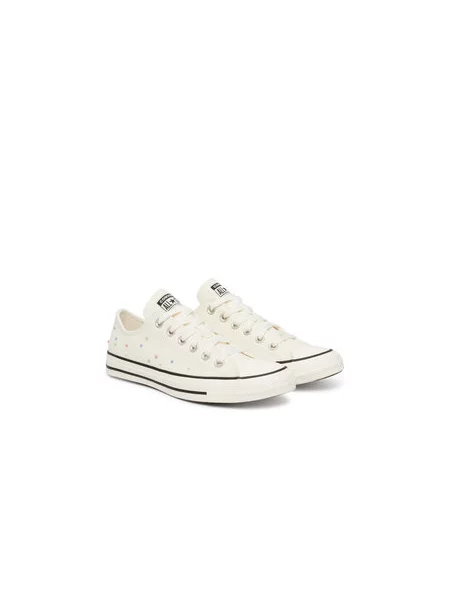 Modne superge Converse Chuck Taylor All Star Mini Studs Écru