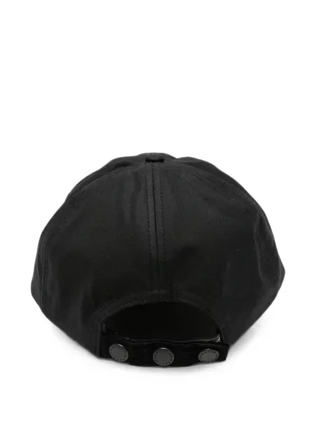 Șapcă Barbour cu broderie de catifea cord negru