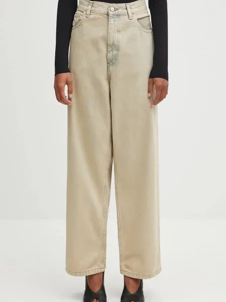 Carhartt WIP jeans W Brandon high waist albastru