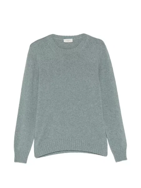 Pulover Piacenza Cashmere din cașmir cu decolteu rotund albastru