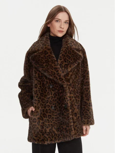 Palton de blană Joseph Ribkoff maro