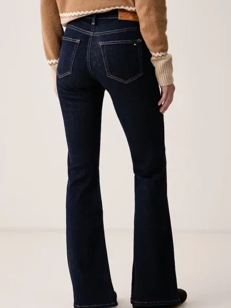 Tommy Hilfiger jeansy flare granatowe