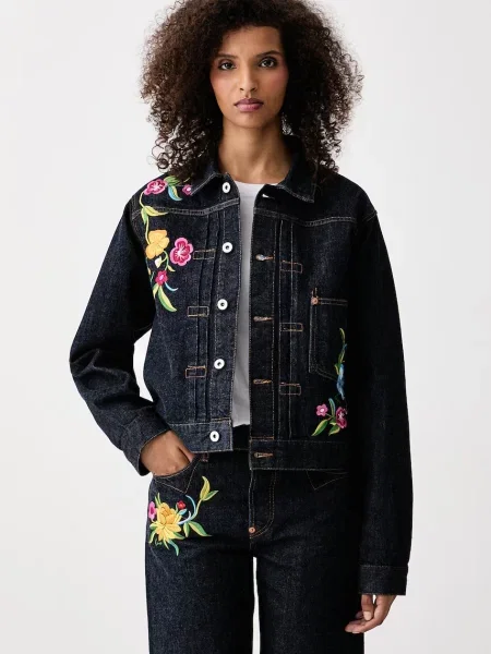 Kenzo geacă de tranziție pentru femei din denim