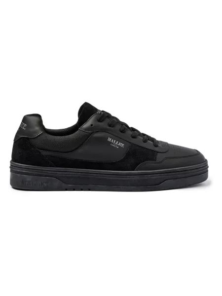 Sneakersy Mallet London skórzane czarne