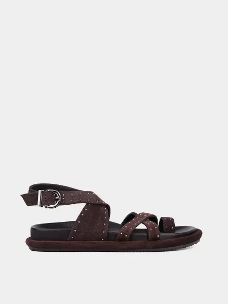 Замшеві Сандалії Attizzare коричневий