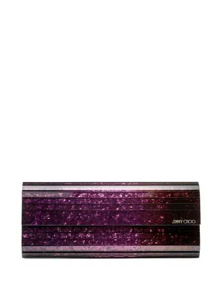 Geantă plic Jimmy Choo violet