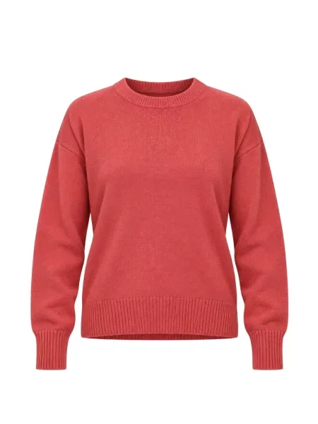 Sweter Ecoalf wełniany czerwony
