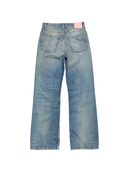 Blugi Acne Studios zdrențuiți albastru