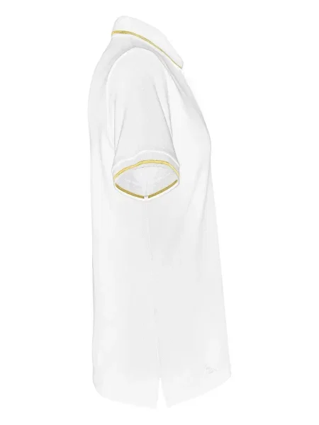 Polo Versace Jeans Couture cu broderie alb
