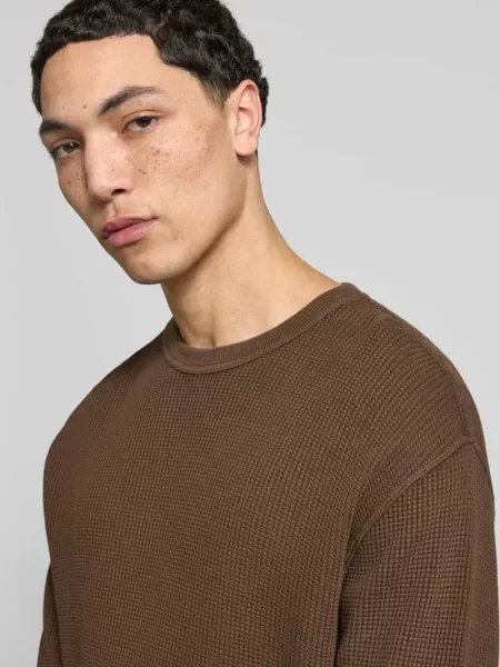 Koszulka termiczna z długim rękawem o kroju relaxed fit z czystej bawełny Levi's