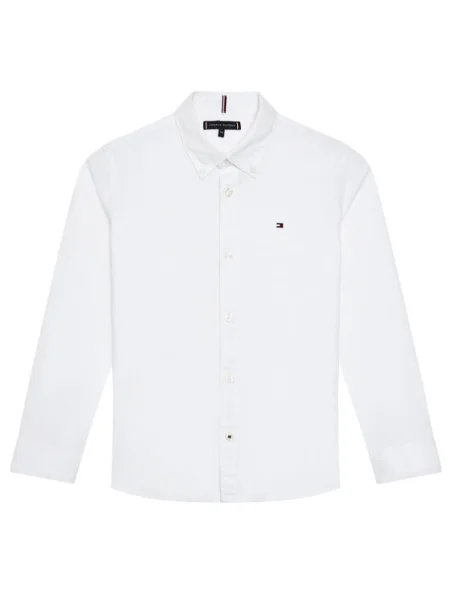 TOMMY HILFIGER Cămașă albastru ultramarin / roșu alb