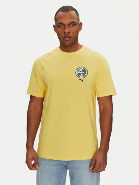Puma Koszulka Graphics Super żółta