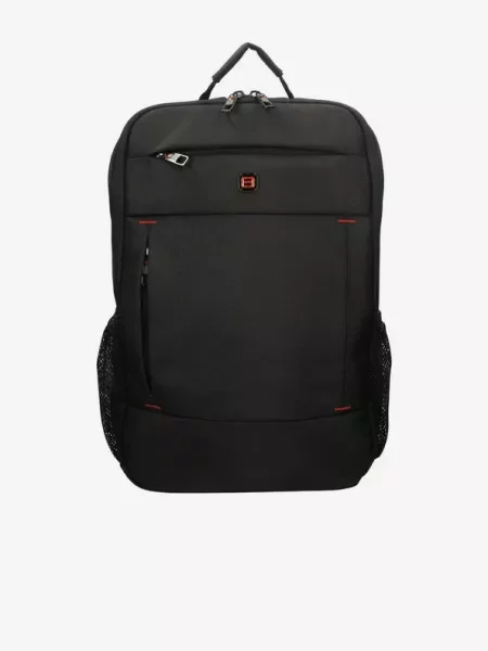 Enrico Benetti Cornell Notebook Black Backpack Black μαύρο