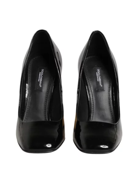 Czółenka Dolce And Gabbana skórzana czarna