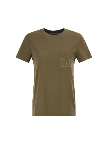 Koszulka Max Mara zielona