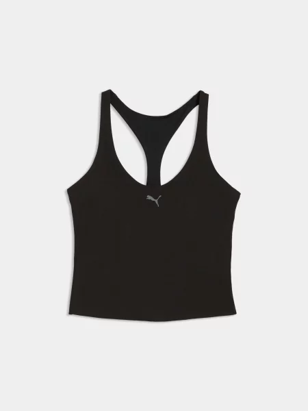 Спортивна майка PUMA W Shapeluxe Racerback Tank комбінований верх чорний