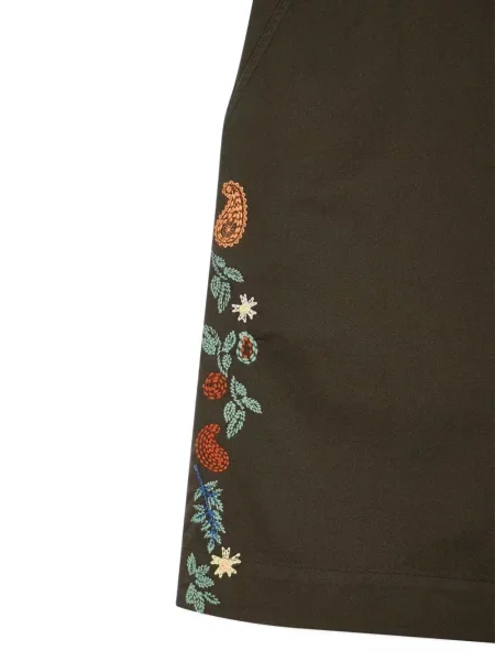 Pantaloni scurți Paul Smith cu broderie verde