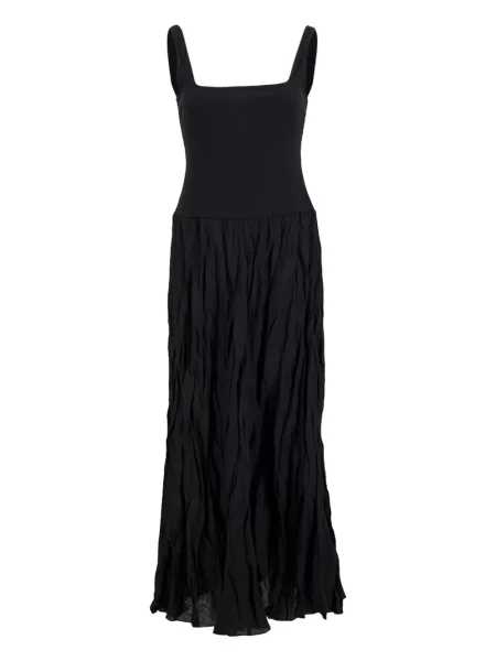 Rochie maxi Johanna Ortiz fără mâneci de costum negru
