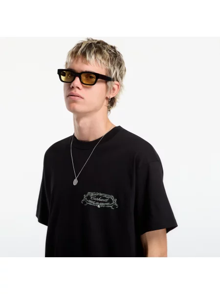 Tričko Carhartt WIP S/S Chez WIP T-Shirt UNISEX Black XXL černé