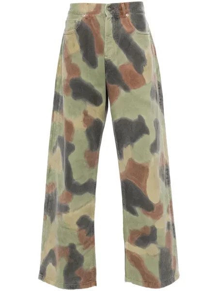 Blugi cu picior larg Palm Angels verde