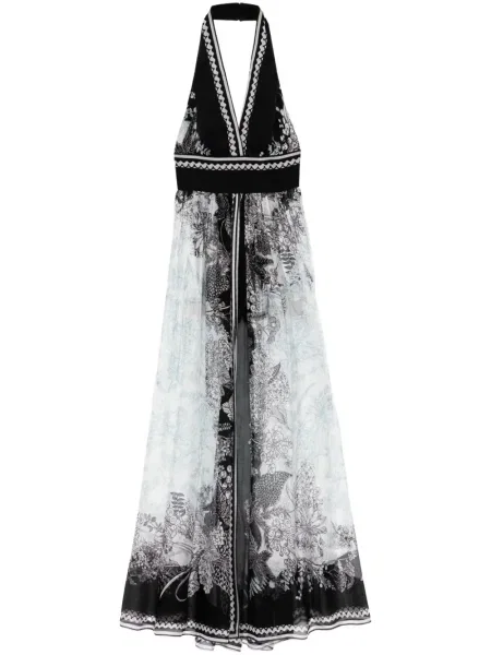 Rochie Elie Saab din șifon de costum negru