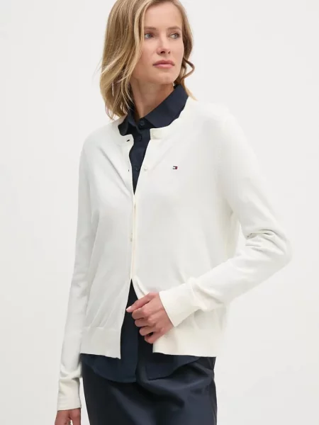 Жилетка Tommy Hilfiger от лека материя бежово