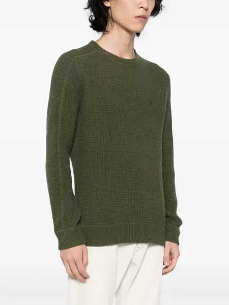 Kötött kerek nyakú szvetter Polo Ralph Lauren zöld