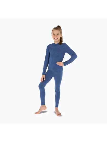 Set de lenjerie termoactivă pentru copii Viking Flam light blue albastru